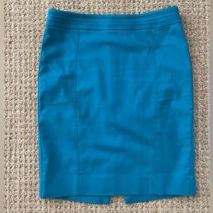 Teal White House Black Market Pencil Skirt